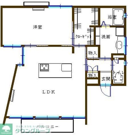 aile エイルの物件間取画像